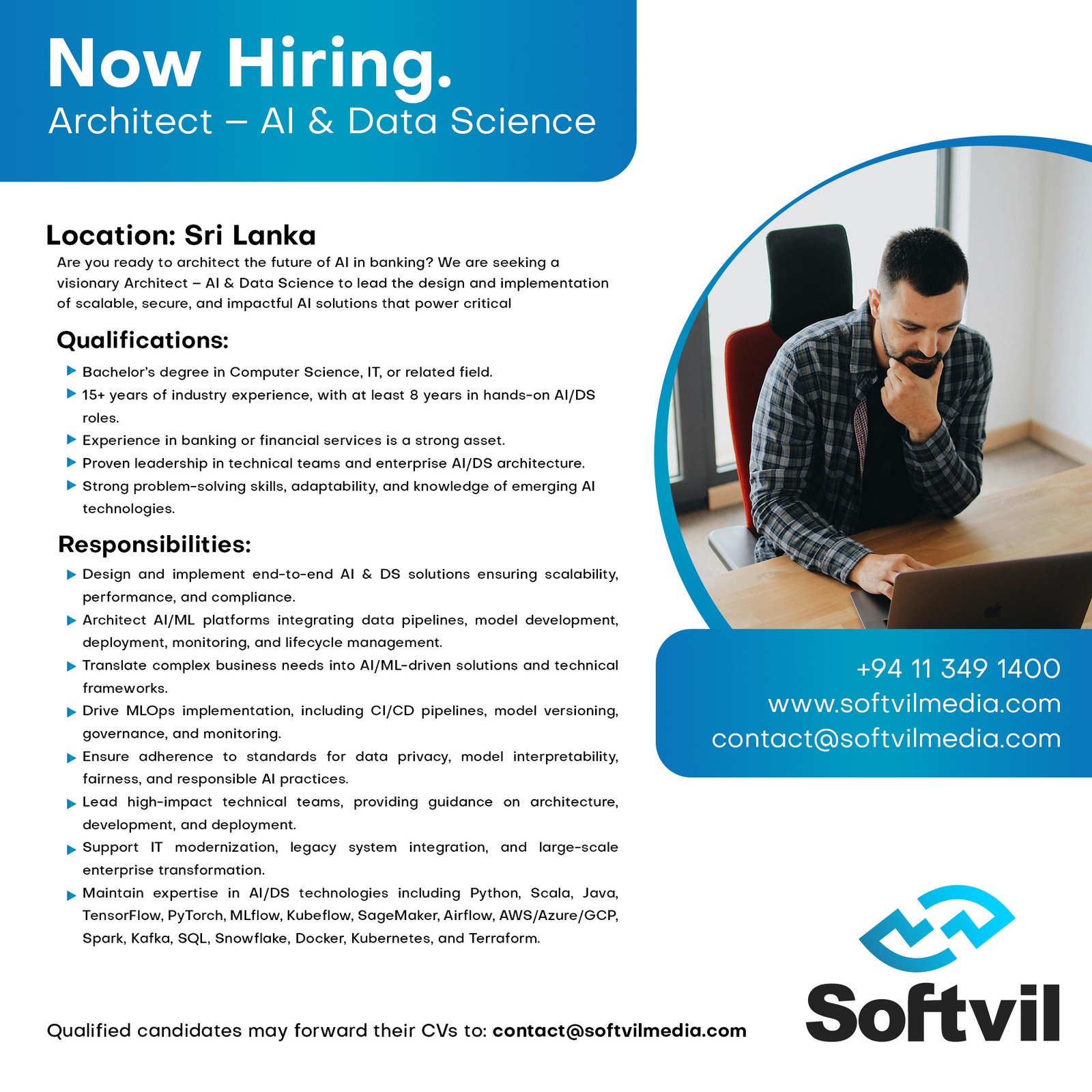 Architect – AI & Data Science - Softvil Technologies